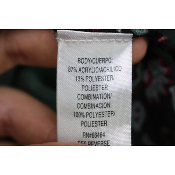 52Seven Long Sleeve Green Pullover Sweater-Size Large-Paisley Back - Picture 6 of 10